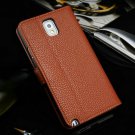 Wallet Style Pu Leather Case For Samsung Galaxy Note 3 N9000 Litch 1304856341-3-brown