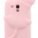 Der Diffie 3D Cat Case For Samsung S7526 High Quality Silicon & Cu 673168766-5-pink