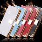 Luxury Glitter Shining Diamond Rhinestone Pu Leather Case For Sams 32255506690-2-Red