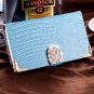 Luxury Glitter Shining Diamond Rhinestone Pu Leather Case For Sams 32255506690-2-Red