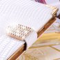 Luxury Glitter Shining Diamond Rhinestone Pu Leather Case For Sams 32255506690-3-White
