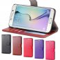 S6 Case Retro Luxury Top Quality Pu Leather Case For Samsung Galax 32288414163-5-Hot Pink