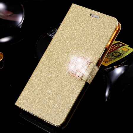 Note 4 Diamond Case Shinny Star Luxury Pu Leather Case For Samsung 32276120550-1-Gold