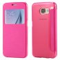 Luxury Top Quality Pu Leather Case For Samsung Galaxy S6 Edge Flip 32322473690-2-White