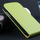 Hot Ing Luxury Vintage Real Leather Case For Samsung Galaxy S4 Min 1625289287-4-Green For Vertical