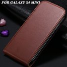 S4 Mini S3 Case Luxury Korean Genuine Leather Magnetic Chip Flip C 1777359167-12-brown for S4 mini
