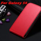 Slim Flip Korean Genuine Split Leather Case For Samsung Galaxy S4  1777367961-4-red for S4