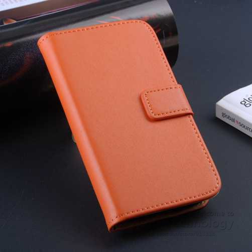 S4 Mini Wallet Case Luxury Retro Genuine Leather Case For Samsung  1625353036-5-Orange