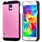 For S5 Case Luxury Cool Gold Brush Metal Case For Samsung Galaxy S 32270941266-1-Black
