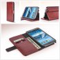 Note 2 Leather Case Luxury Pu Flip Leather Case For Samsung Galaxy 32260436062-4-Red