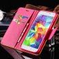 Note 3 Case Retro Luxury Korean Pu Leather Case For Samsung Galaxy 32267199820-4-Black and Red