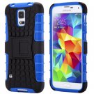 S5 Case Luxury Cool Pc Kichstand Hybrid Armor Case For Samsung Gal 32270519977-2-Blue
