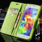 S5 Case Fancy Diary Retro Wallet Classic Leather Case For Samsung  1757198147-5-green