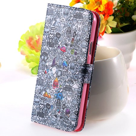 S5 Case Retro Flip Pu Leather Case For Samsung Galaxy S5 I9600 Sta 2038375460-6-Gray Wizard