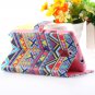 Note 3 Case Retro Chinese Folk Printed Pattern Pu Leather Case For 2044311085-4-Hot Pink Crown
