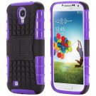 S4 Case Luxury Pc + Tpu Kickstand Slip-Proof Hard Case For Samsung 32305722999-7-Purple