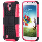 S4 Case Luxury Pc + Tpu Kickstand Slip-Proof Hard Case For Samsung 32305722999-8-Pink