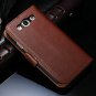 Genuine Leather Wallet With Stand Case For Samsung Galaxy S3 I9300 659285043-15-style 2 orange