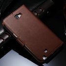 Genuine Leather Wallet Stand Case For Samsung Galaxy Note 2 Ii N71 674987746-3-style 1 brown