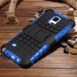 Note 4 Case Luxury Pc + Tpu Hybrid Hard Armor Case For Samsung Gal 32267228016-6-Blue