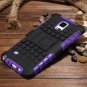 Note 4 Case Luxury Pc + Tpu Hybrid Hard Armor Case For Samsung Gal 32267228016-6-Blue