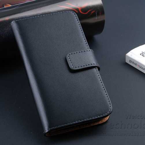 S4 Mini Wallet Case Luxury Retro Genuine Leather Case For Samsung  1625353036-1-Black