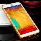 Note 3 Case Luxury Gold Slim Ex Linear Metal Case For Samsung Gala 32266800974-2-Gold