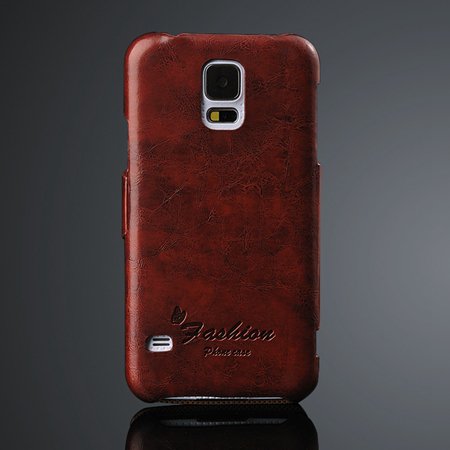 Newest Retro Protective Filp Cover Wax Pattern Pu Leather Case For 2047123160-5-Brown