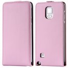 Note 4 Vertical Flip Case Retro Luxury Real Genuine Leather Case F 32279126875-4-Pink