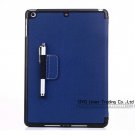 Two Folders Stand Jean Case For New Apple Ipad Air, Slim Sleep/Wak 1491238084-5-deep blue