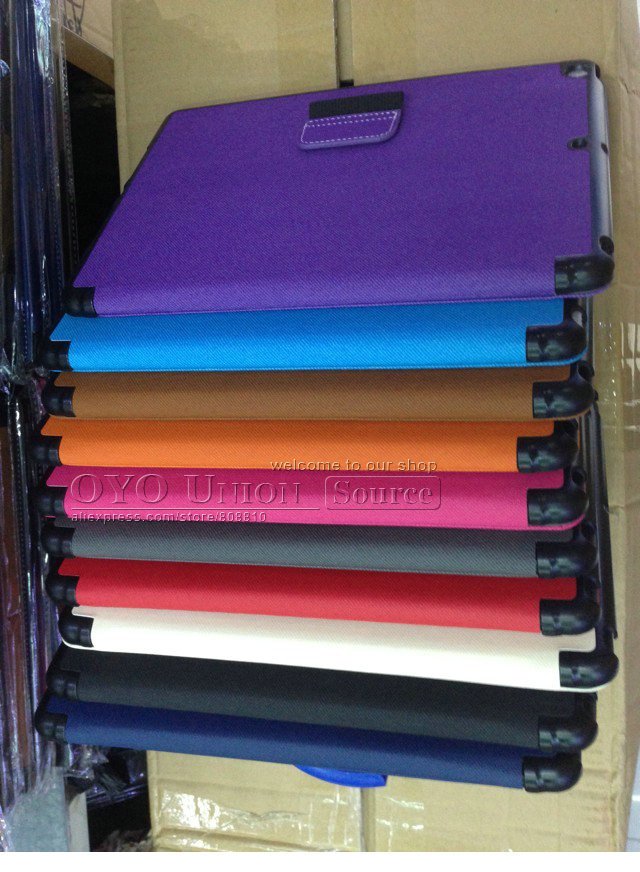 Two Folders Stand Jean Case For New Apple Ipad Air, Slim Sleep/Wak 1491238084-11-mix colors