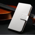 Genuine Leather Wallet With Stand Case For Htc One M7 Vintage With 1191431306-2-White
