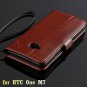 Vintage Wallet With Stand Pu Leather Case For Htc One M7 Luxury Ph 1646705149-6-red
