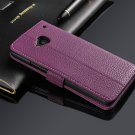 Vintage Wallet With Stand Pu Leather Case For Htc One M7 Phone Bag 1067938190-7-purple