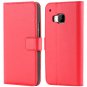 M9 Case Luxury Vinatge Genuine Leather Case For Htc One M9 Flip St 32324927846-4-Hot Pink