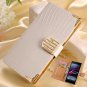 Wallet Shining Crystal Bling Pu Leather Case For Sony Xperia Z1 Mi 32251200752-3-blue case