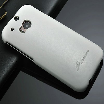 Vintage Flip Style Pu Leather Case For Htc One M8 With Fashion Log 1901240055-2-white