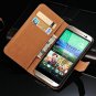 Genuine Leather Case For Htc One 2 M8 Wallet Style Flip Stand With 1857294651-3-brown