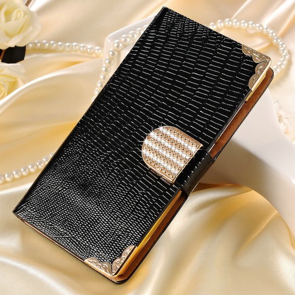 Luxury Bling Pu Leather Case For Lg Optimus L7 Ii 2 P710 P713 P715 32250887329-1-black case