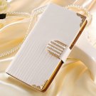 Bling Shining Phone Bag Rhinestone Pu Leather Case For Lg Optimus  32250501735-2-white case