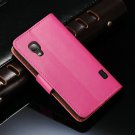 Vintage Genuine Leather Case For Lg Optimus L5 Ii E460 E455 Wallet 2023890499-2-rose