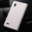 Genuine Leather Wallet Case For Lg Optimus L9 P760 P765 With Stand 32264073096-2-white case