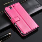 Luxury Vintage Stand Wallet Pu Leather Case For Sony Xperia Z L36H 1164444735-4-rose
