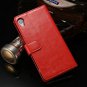 Luxury Vintage Wallet Stand Pu Leather Case For Sony Xperia Z2 L50 1810859351-5-red