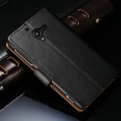 Wallet Style Genuine Leather Case For Sony Xperia Zl L35H With Sta 2024074215-1-black case