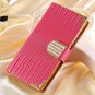 Stand Wallet Style Bling Pu Leather Case For Sony Xperia Z L36H C6 32250951923-4-rose case