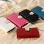 Bling Shining Rhinestone Pu Leather Case For Sony Xperia Z3 Mini M 32250641915-1-black case