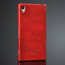 Vintage Pu Leather Case For Sony Xperia Z2 C770X D6502 D650 Back C 2002620893-4-red