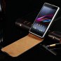 Genuine Leather Case For Sony Xperia Z3 D6603 D6643 D6653 Flip Sty 32266229036-1-black case