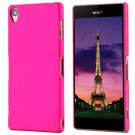 Z3 Case Cartoon Oil Painting Hard Back Case For Sony Xperia Z3 D66 32306345272-5-Hot Pink